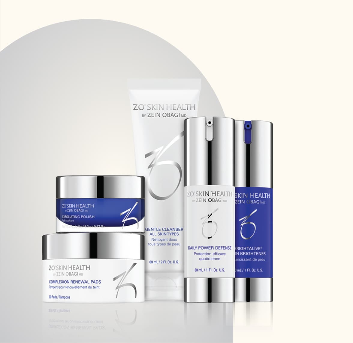 ZO Skin Health products.