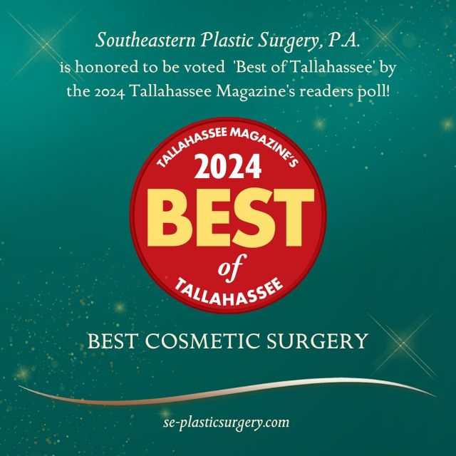 We’re honored to be named Best Cosmetic Surgery in the 2024 Tallahassee Magazine’s Best of Tallahassee Readers’ Poll! 🎉

A huge thank you to our amazing patients and community for trusting us with your care and for your continued support!

#southeasternplasticsurgery #bestoftallahassee #tallahasseecommunity #tallahasseemedspa #floridamedspa #plasticsurgerytallahassee #floridaplasticsurgeons #tallahassee