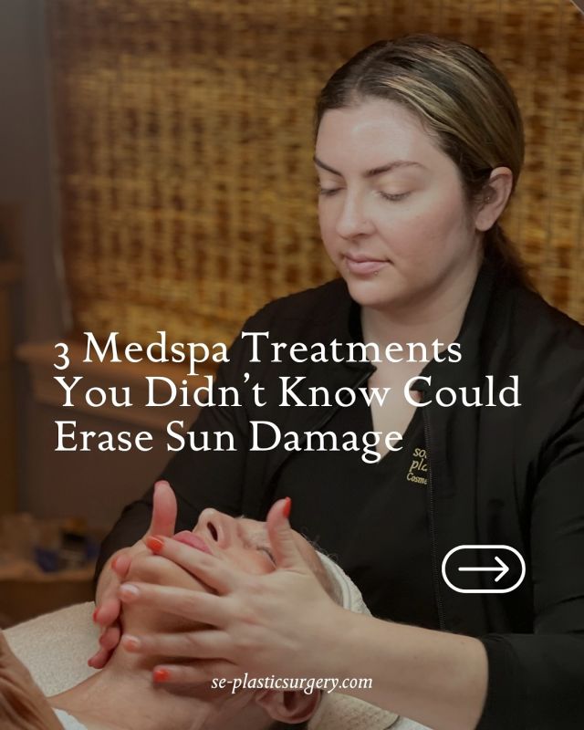 If your skin’s showing signs of sun damage—like dark spots, uneven tone, or that lingering dullness—there are treatments that can help reverse it and bring back a smoother, more radiant glow.

Here are three our expert providers always recommend:

✔️ RF Microneedling – This powerhouse treatment uses radiofrequency and tiny needles to stimulate collagen, smooth texture, and fade stubborn sunspots.
✔️ IPL Photofacial – A light-based treatment that targets sun-induced pigmentation and redness, helping even out your skin tone with virtually no downtime.
✔️ Chemical Peels – These exfoliate the damaged top layers of your skin, revealing a brighter, clearer complexion underneath while softening discoloration.

The best part? These aren’t just quick fixes—they help your skin heal and rebuild from the inside out.

Curious which one’s right for you? Call our office at 850.219.2000 or visit se-plasticsurgery.com to schedule a consultation.

📍2030 Fleischmann Rd, Tallahassee, FL 32308

#medspatallahassee #plasticsurgerytallahassee #plasticsurgeryfl #floridamedspa #sundamagedskin #skincareroutine #glowingskincaretips