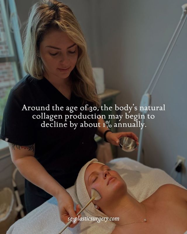 Collagen is the protein that keeps our skin firm, smooth, and youthful—but beginning around age 30, our natural collagen production starts to decline by about 1% each year.

The good news? Our expert team recommends several proven treatments that stimulate new collagen from within, supporting long-term skin health and delivering visible, lasting results.

✨ Here are four collagen-boosting treatments we trust:

• Microneedling – stimulates skin regeneration and collagen renewal
• Chemical Peels – boosts cell turnover while softening surface texture
• Laser Resurfacing – targets deeper layers to remodel collagen and refine tone
• RF Microneedling – combines heat + microneedling to rebuild skin from the inside out powerfully

Whether you’re looking to soften fine lines, improve elasticity, or simply support graceful aging, our specialists can help determine the best plan for your skin’s unique needs.

Curious which one’s right for you? Call our office at 850.219.2000 or visit se-plasticsurgery.com to schedule a consultation.

📍 2030 Fleischmann Rd, Tallahassee, FL 32308

#microneedling #chemicalpeels #medspatreatments #tallahasseemedspa #plasticsurgerytallahassee #tallahasseefl #lasertreatments #skincareflorida