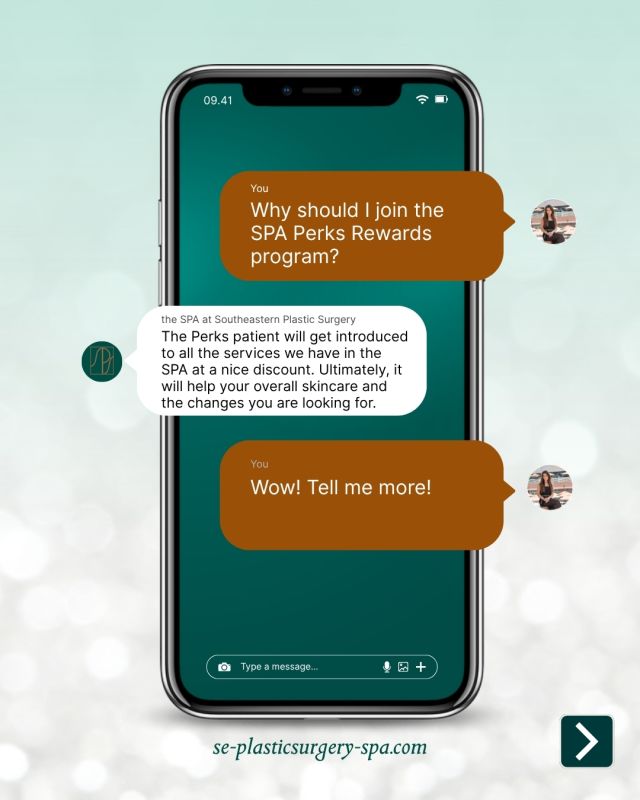 💥ONLY 5 HOURS LEFT to PURCHASE a  SPA PERKS REWARDS GIFT CARD 💥
Don't have regrets tomorrow.
👇PURCHASE before midnight tonight!
LINK in BIO

EXPERIENCE YEAR-ROUND SAVINGS AND ALL THE PERKS THROUGH OCTOBER 31, 2026 TO RECEIVE:
~ A complimentary premium skincare product for your birthday from the SPA 
~ A complimentary birthday facial of your choice 

💥AT EVERY FACIAL APPOINTMENT, YOU CHOOSE A COMPLIMENTARY REWARD FROM ONE OF THE FOLLOWING: 
~ single-layer chemical peel 
~ dermaplaning
~ lash tint
~ brow tint

💥AT EVERY INJECTABLE APPOINTMENT, YOU CHOOSE A COMPLIMENTARY REWARD FROM ONE OF THE FOLLOWING: 
~ 10 complimentary units of any Neuromodulator of your choice (Botox®, Dysport®, Xeomin®) up to 4 times a year
~ Complimentary second syringe of filler or Skinvive by Juvéderm® treatment per year with the purchase of one syringe of filler

💥FIRST LOOK, FIRST ACCESS and PERKS Premium Pricing:
~ 10% off all skincare product purchases 
~ 20% off on all Sciton BBL HEROic individual IPL laser treatments and individual hair removal treatments
~ 20% off of our new advanced (HALO and Contour TRL, Ebrium: YAG) laser resurfacing services launching this year
~ 20% off miraDry® treatments
~ 20% off RF microneedling
~20% off Avéli® cellulite treatment

💥FAQs:
$3,000 PERKS gift cards value never expires and CAN be used with all other discounts and promotions
The 2025 SPA PERKS rewards program expires Oct. 31, 2026 and is non-transferable 
The SPA at Southeastern Plastic Surgery is not responsible for lost or stolen SPA perks cards